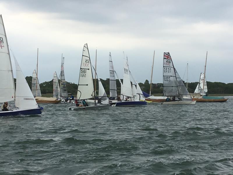 Wildwind Wednesday race 7 starts at Lymington Town photo copyright Alastair Beeton taken at Lymington Town Sailing Club and featuring the RS400 class