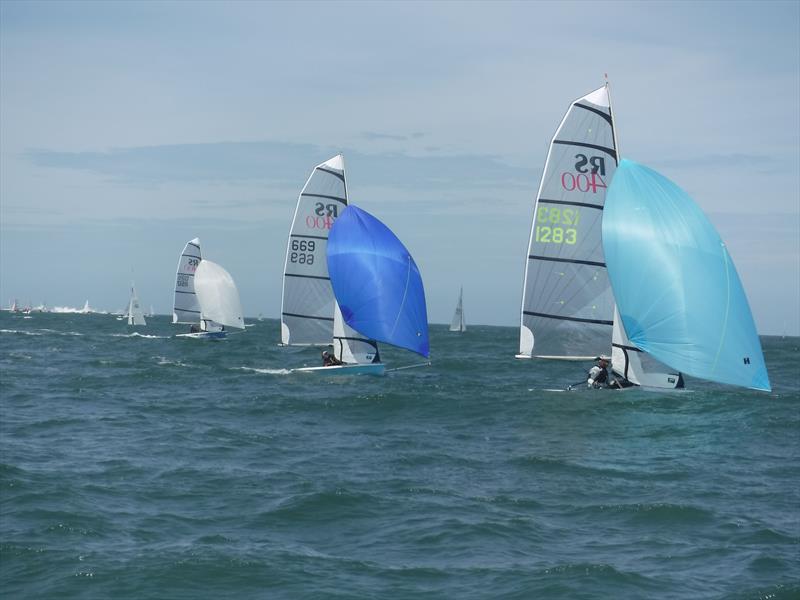 RS400s at the Filey Regatta photo copyright Roger Nunn taken at Filey Sailing Club and featuring the RS400 class