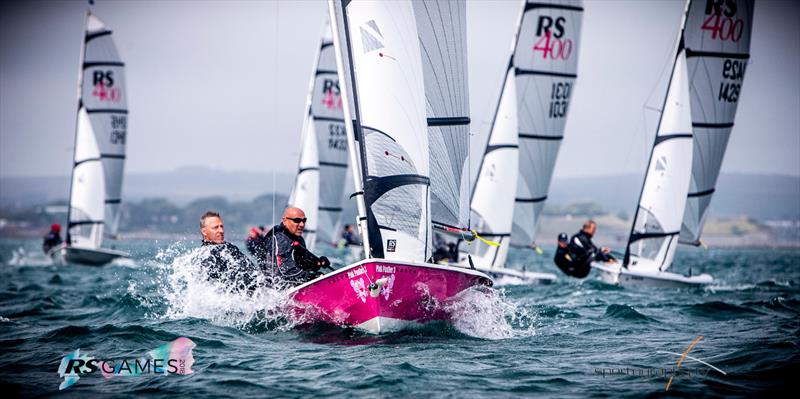 RS400 Europeans day 2 at the RS Games photo copyright Alex & David Irwin / www.sportography.tv taken at Weymouth & Portland Sailing Academy and featuring the RS400 class