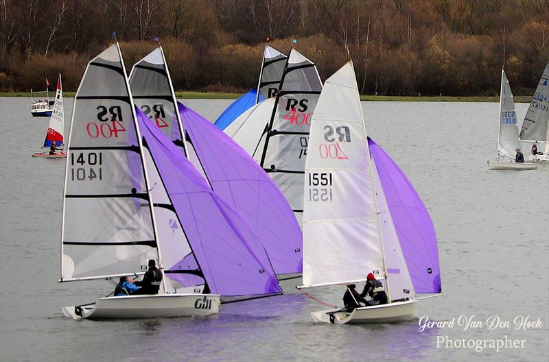 Leigh & Lowton Revett Series day 4 photo copyright Gerard van den Hoek taken at Leigh & Lowton Sailing Club and featuring the RS400 class