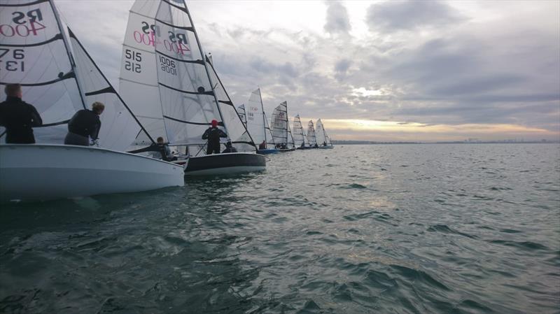 Bosun Bob's Frosty Series final day photo copyright Robert Hastings taken at Royal North of Ireland Yacht Club and featuring the RS400 class