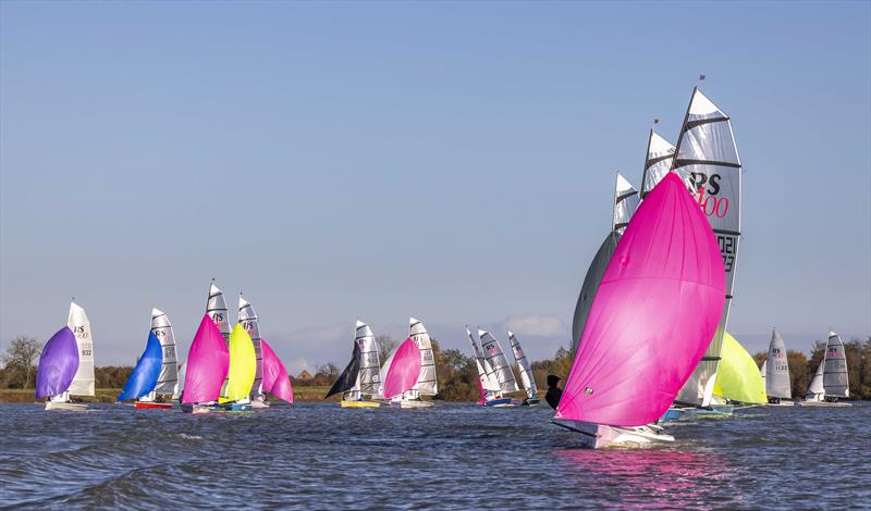 Downwind during the Notts County RS400 Open photo copyright David Eberlin taken at Notts County Sailing Club and featuring the RS400 class