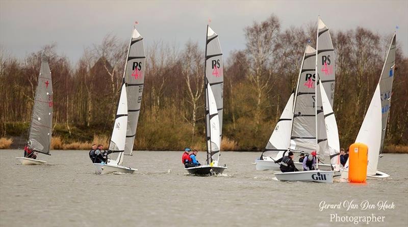 Leigh & Lowton Tipsy Icicle Week 2 photo copyright Gerard van den Hoek taken at Leigh & Lowton Sailing Club and featuring the RS400 class