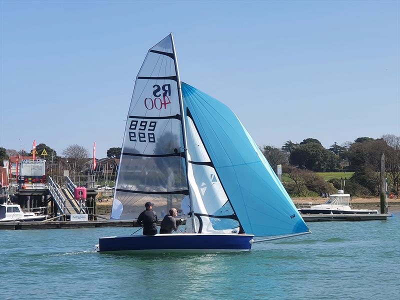 2021 Hamble Warming Pan photo copyright Mike James taken at Hamble River Sailing Club and featuring the RS400 class