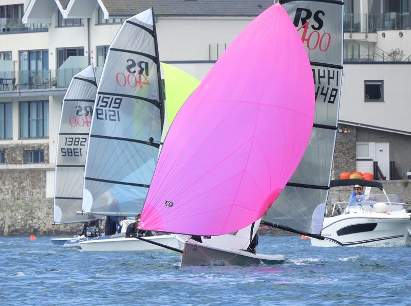 RS400s at Salcombe photo copyright Margaret Mackley taken at Salcombe Yacht Club and featuring the RS400 class