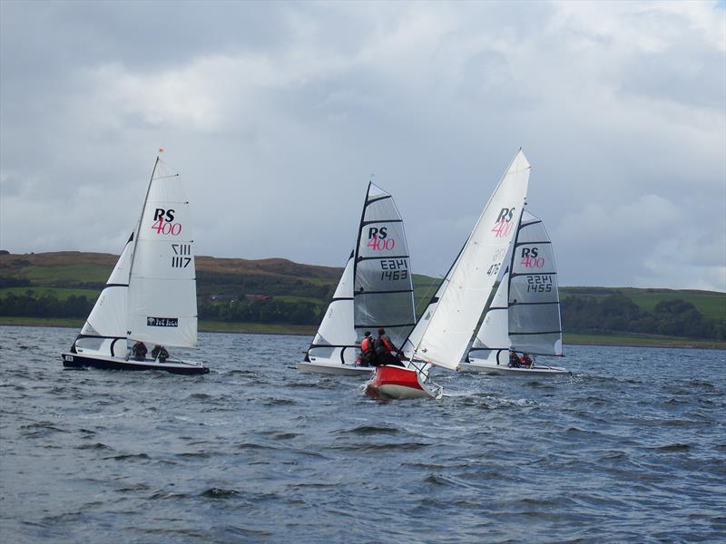 RS400s at Largs photo copyright Natalie Hilton taken at Largs Sailing Club and featuring the RS400 class