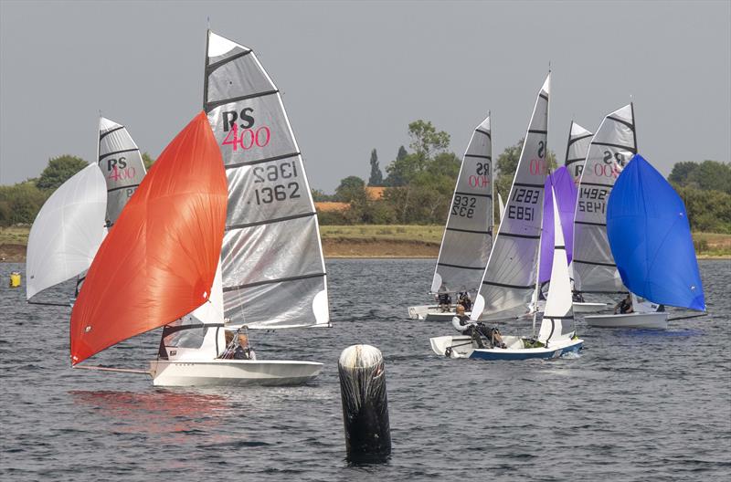 Leeward mark in the RS400 Northern Tour at Notts County photo copyright David Eberlin taken at Notts County Sailing Club and featuring the RS400 class