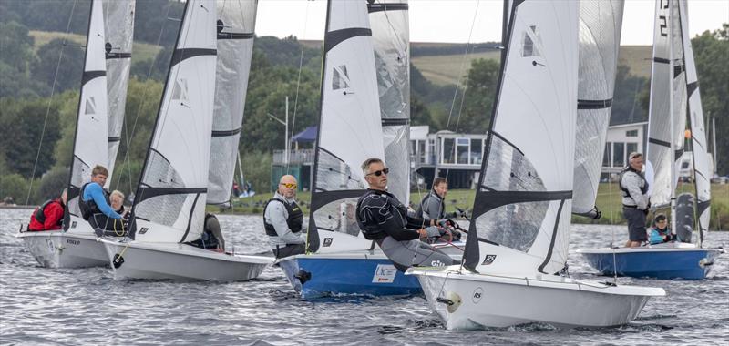 First race start with Richard Catchpole in front and Chris Pickles just behind during the RS400 Northern Tour Open at Notts County photo copyright David Eberlin taken at Notts County Sailing Club and featuring the RS400 class