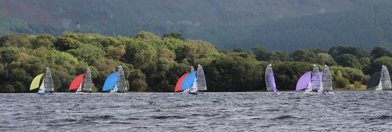 10th Great North Asymmetric Challenge photo copyright William Carruthers taken at Bassenthwaite Sailing Club and featuring the RS400 class
