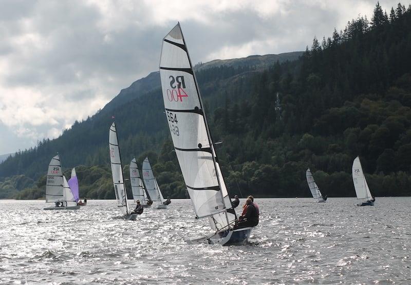 10th Great North Asymmetric Challenge photo copyright William Carruthers taken at Bassenthwaite Sailing Club and featuring the RS400 class