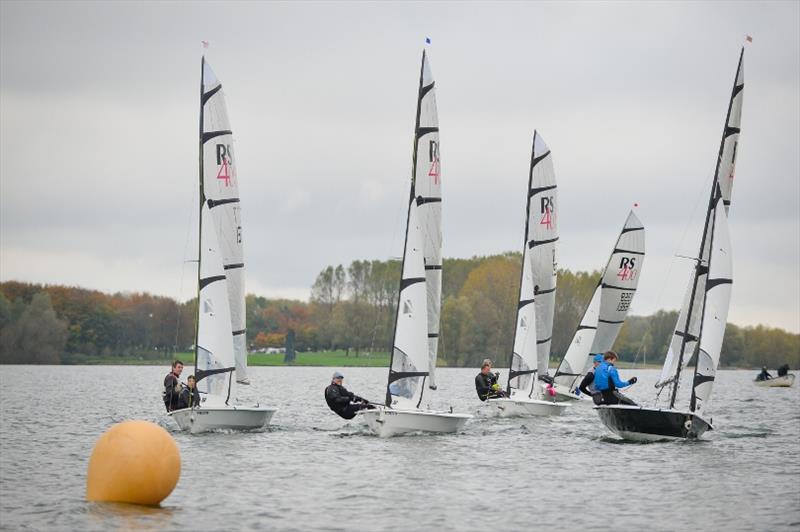 Windward mark - RS400 End of Seasons Regatta photo copyright Peter Fothergill taken at Rutland Sailing Club and featuring the RS400 class