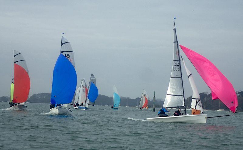 Chichester Yacht Club Snowflake Series day 2 photo copyright Dani McTernan taken at Chichester Yacht Club and featuring the RS400 class