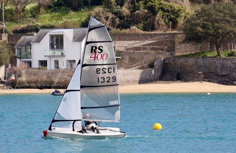 Salcombe Spring Series race 1 photo copyright Lucy Burn taken at Salcombe Yacht Club and featuring the RS400 class