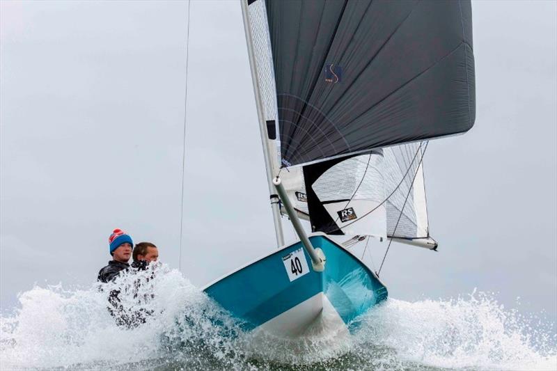 Alex Knight and Rob Higgins - Noble Marine TridentUK RS400 National Championship photo copyright Tim Olin / www.olinphoto.co.uk taken at South Shields Sailing Club and featuring the RS400 class