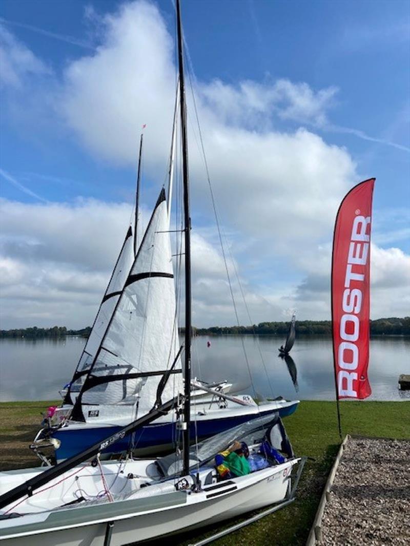 Rooster West Country Boat Repairs RS400 Southern Tour photo copyright Trisha Clancy taken at Burghfield Sailing Club and featuring the RS400 class