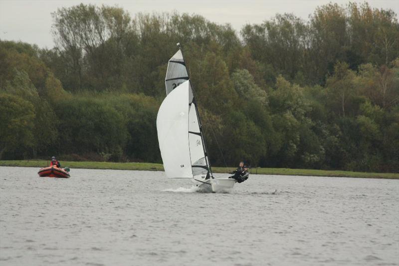 Charile Exley (yougest helm at 16) with Caroline Exley - RS400 Winter Championships photo copyright Adam Catlow taken at Leigh & Lowton Sailing Club and featuring the RS400 class