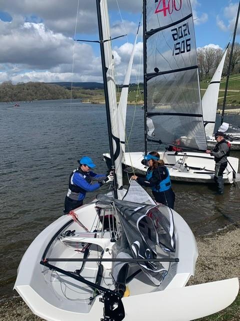 Rooster West country Boat Repairs RS400 Southern Tour at Llandegfedd photo copyright James Buchanan taken at Llandegfedd Sailing Club and featuring the RS400 class