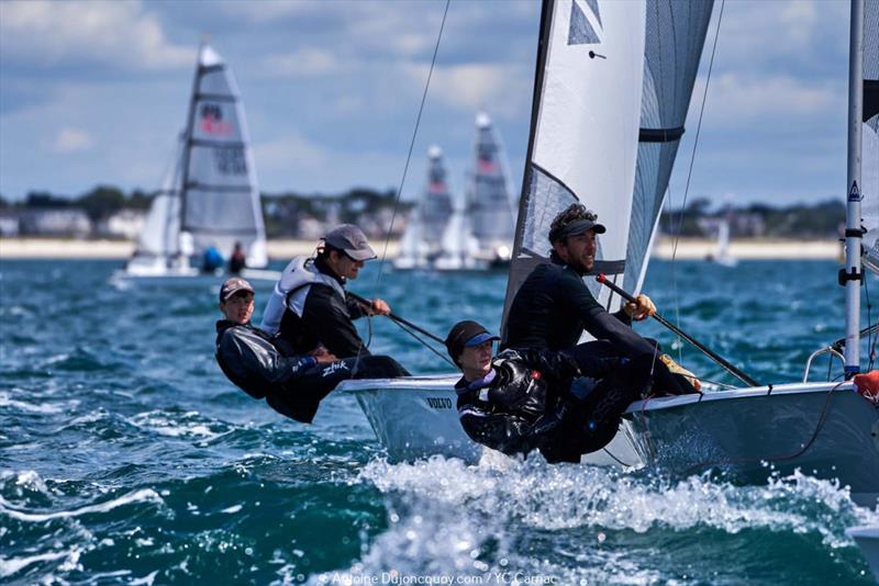 Salcombe Gin Eurocup at Carnac photo copyright Antoine Dujoncquoy taken at Yacht Club de Carnac and featuring the RS400 class