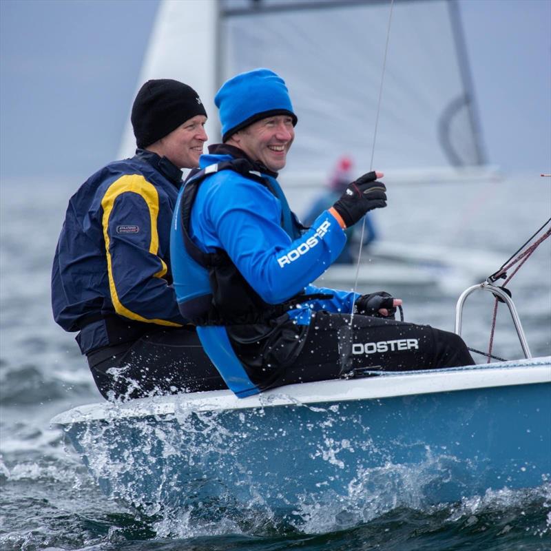 Andy Marshall & Peter Taylor at Largs photo copyright Marc Turner taken at Largs Sailing Club and featuring the RS400 class