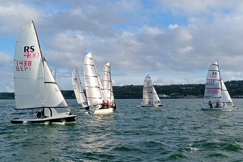 Day 1 of the Rockshore / Bosun Bobs RS400 Winter Series at Royal North of Ireland YC photo copyright Gerry Reid taken at Royal North of Ireland Yacht Club and featuring the RS400 class
