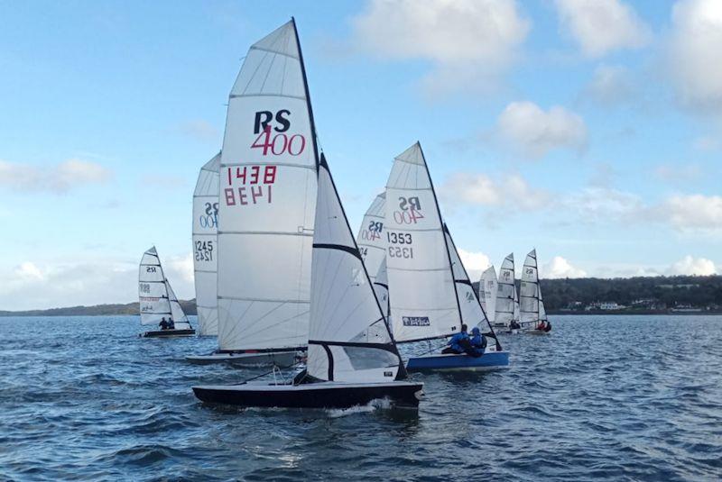 Day 1 of the Rockshore / Bosun Bobs RS400 Winter Series at Royal North of Ireland YC - photo © Gerry Reid