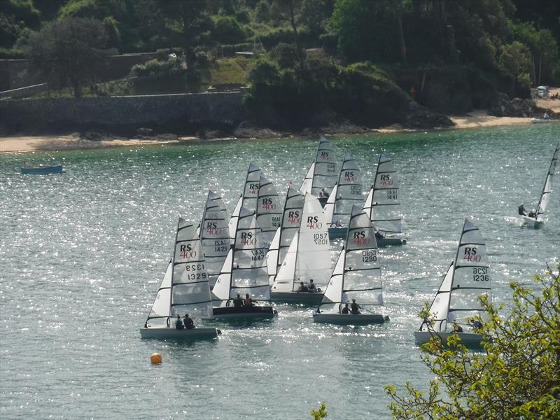 RS400s at Salcombe photo copyright Lucy Burn taken at Salcombe Yacht Club and featuring the RS400 class