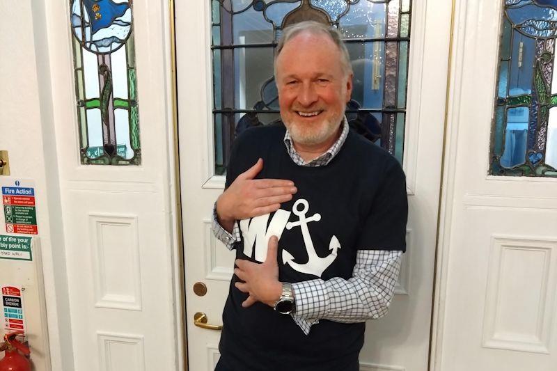 Special t-shirt awarded to Gerry Reid at the end of the Rockshore Bosun Bobs RS400 Winter Series at Royal North of Ireland YC - photo © Robert Hastings