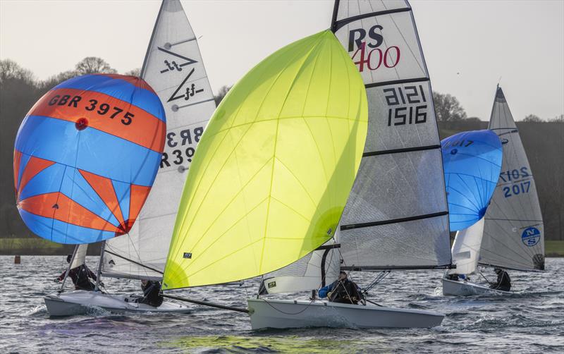 Reaching during the Notts County SC First of the Year Race photo copyright David Eberlin taken at Notts County Sailing Club and featuring the RS400 class