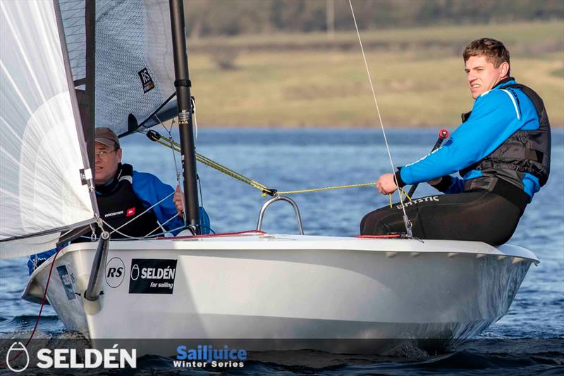 Ollie Groves & Martin Penty finish 4th in the John Merricks Tiger Trophy 2023 photo copyright Tim Olin / www.olinphoto.co.uk taken at Rutland Sailing Club and featuring the RS400 class