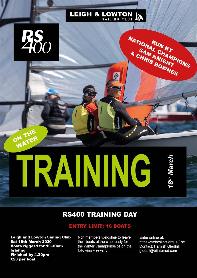 RS400 Training Day at Leigh & Lowton on 18th March 2023 photo copyright RS400 Class Association taken at Leigh & Lowton Sailing Club and featuring the RS400 class