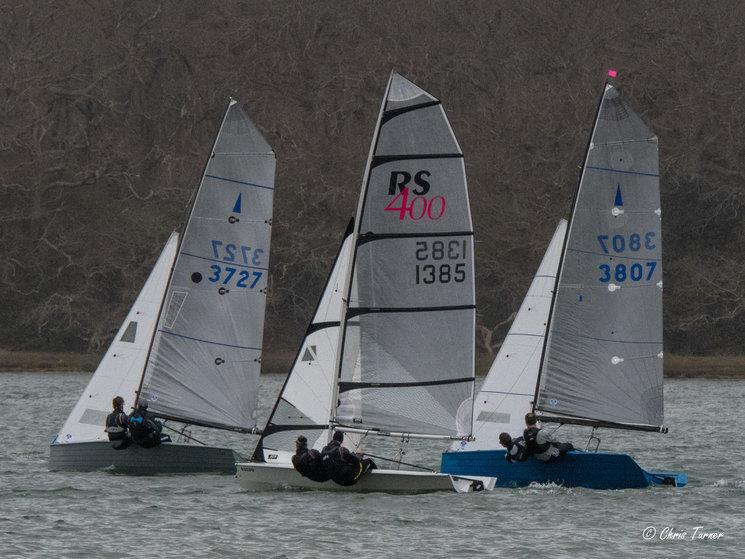 Chichester Yacht Club Snowflake Series photo copyright Chris Turner taken at Chichester Yacht Club and featuring the RS400 class