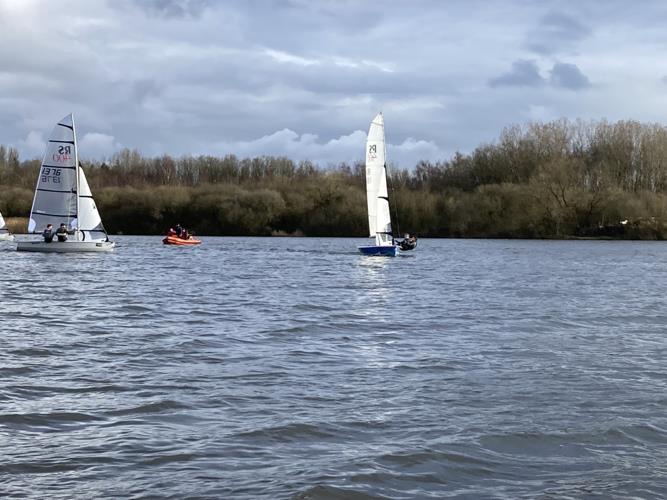 RS400 Training at Leigh & Lowton - photo © RS400 Class Association