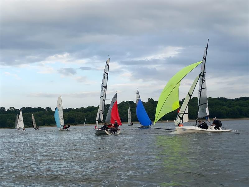 Llandegfedd Mid-Summer Pursuit photo copyright Mark Williams taken at Llandegfedd Sailing Club and featuring the RS400 class