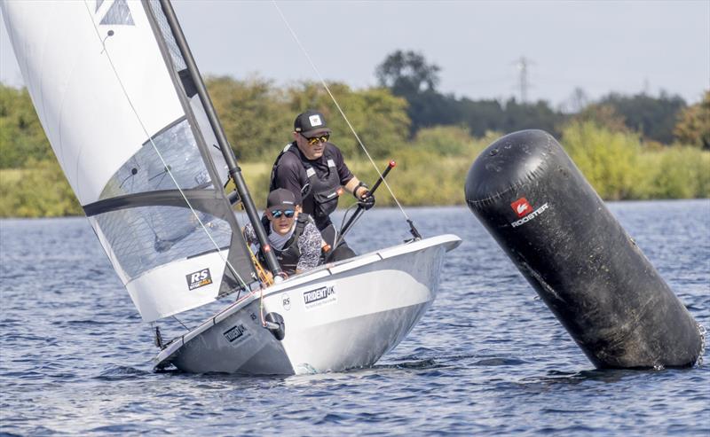 Chris Pickles and Matt Sharman win the RS400 Northern Championship 2023 at Notts County  photo copyright David Eberlin taken at  and featuring the RS400 class