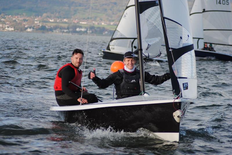 Ross and Andrew Vaugha win on day 1 of the Bosun Bob's/Rockshore RS400 Winter Series - photo © Lindsay Nolan