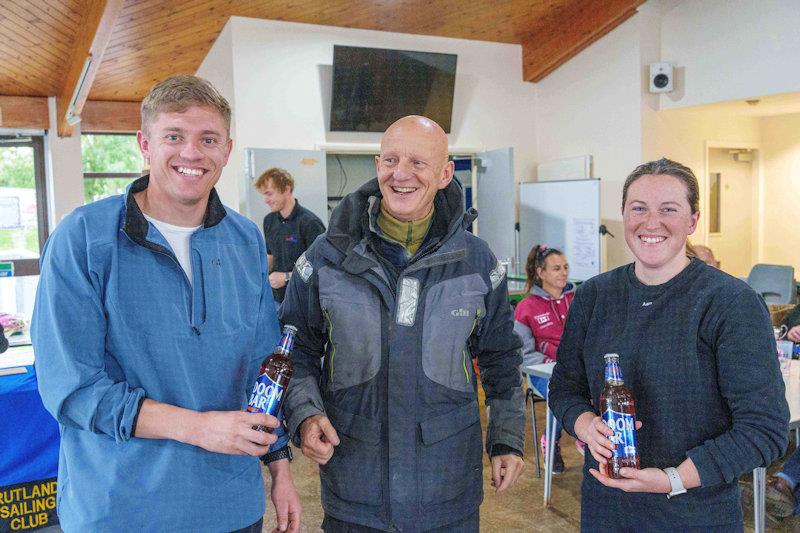 Ollie Groves and Esther Parkhurst win the RS400 End of Seasons Regatta at Rutland photo copyright Natalie Smith taken at Rutland Sailing Club and featuring the RS400 class