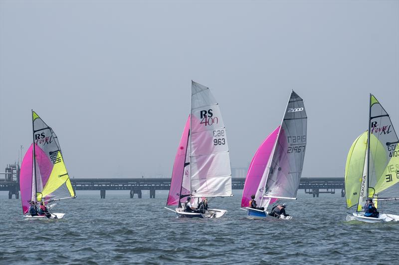 Warsash Sailing Club Dinghy Championship photo copyright Chris Hughes taken at Warsash Sailing Club and featuring the RS400 class