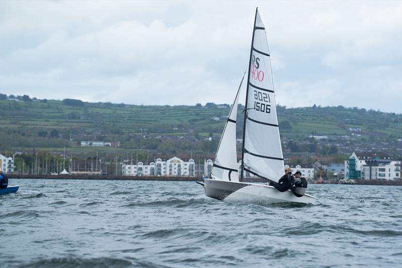 Paul and Adam Robinson powering through the chop - RS Spring Shakedown at Carrickfergus - photo © Ryan Wilson