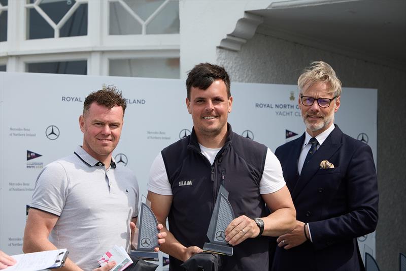 Robert Espey and Michael Ferguson (Irish National Champions) with Nigel Gilbert (Mercedes) - Mercedes Benz Belfast RS400 Eurocup and Noble Marine UK/Irish Nationals - photo © Thomas Anderson / www.sdsphoto.pro