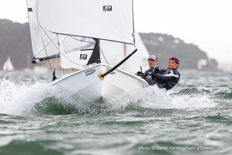 Joh Heissig and Nicky Griffin, fleet winners - RS400 fleet at Poole Week photo copyright David Harding / www.sailingscenes.com taken at Parkstone Yacht Club and featuring the RS400 class
