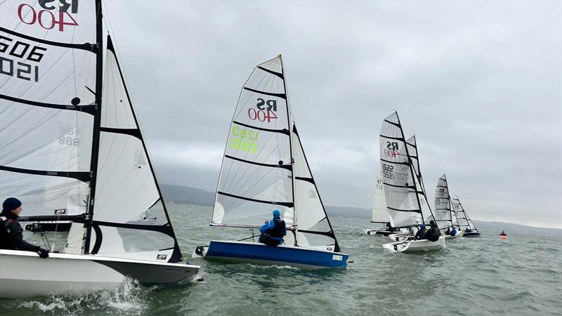 Rockshore / Bosun Bob's RS400 Winter Series at the Royal North of Ireland Yacht Club final day photo copyright Rose White taken at Royal North of Ireland Yacht Club and featuring the RS400 class