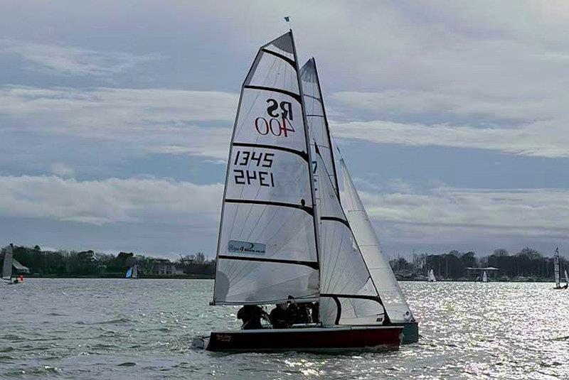 Chichester YC 2026 Snowflake Series day 4 photo copyright Stephen Green taken at Chichester Yacht Club and featuring the RS400 class