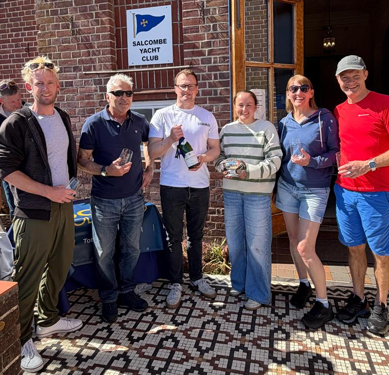 Prize Winners in the Sailing Chandlery RS400 Southern Tour at Salcombe photo copyright RSCA taken at Salcombe Yacht Club and featuring the RS400 class
