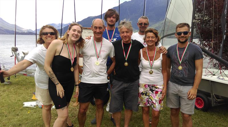 The older, but more cunning UK team win Games Night during the RS500 World Championship at Lake Como - photo © Heather Chipperfield