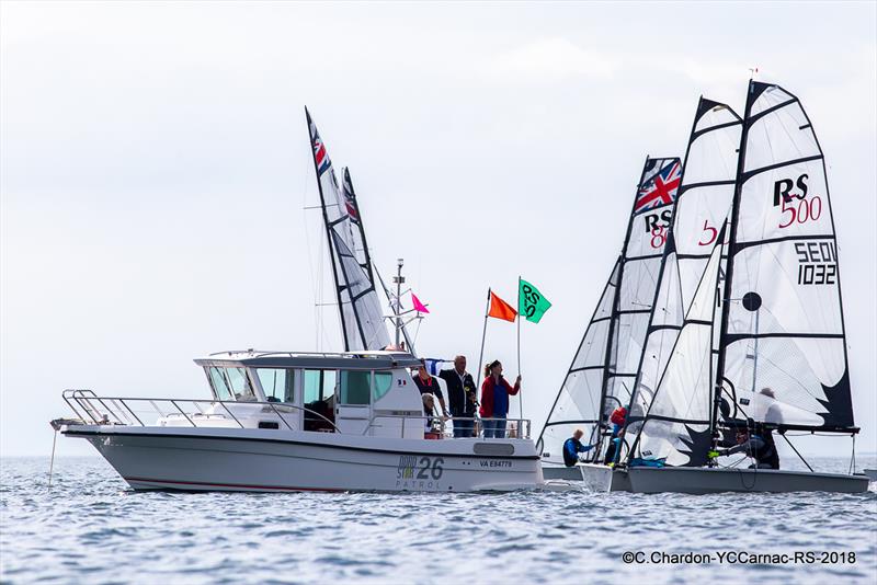 RS500 fleet - 2018 Eurocup, YC Carnac photo copyright Christian Chandon taken at Yacht Club de Carnac and featuring the RS500 class