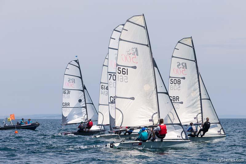 RS500s at Rooster RS Summer Championship photo copyright David Harding / www.sailingscenes.com taken at Parkstone Yacht Club and featuring the RS500 class