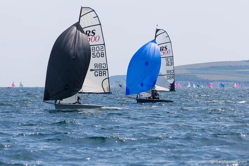 RS500s at Rooster RS Summer Championship photo copyright David Harding / www.sailingscenes.com taken at Parkstone Yacht Club and featuring the RS500 class