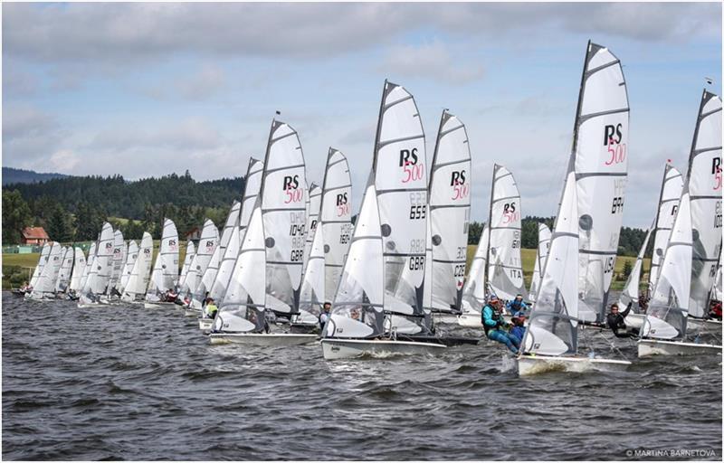 2019 RS500 World Championship at Lake Lipno photo copyright Martina Barnetova taken at  and featuring the RS500 class