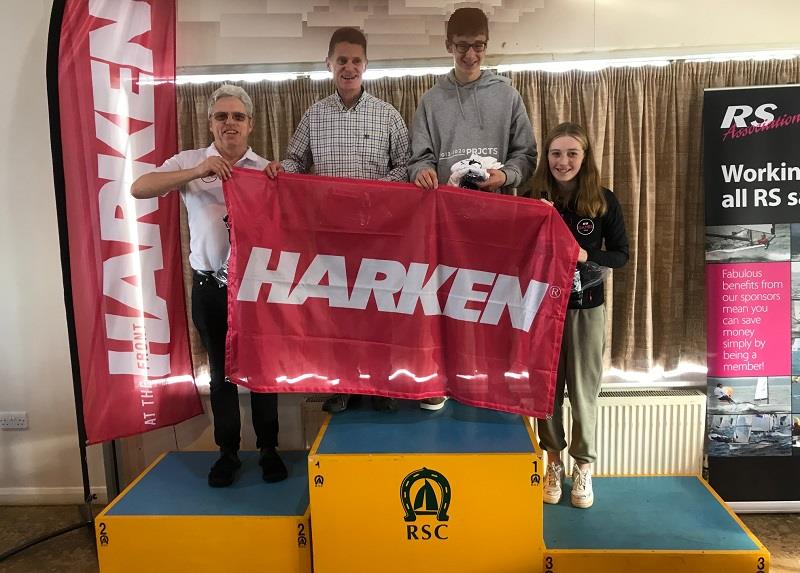 RS500 class podium in the Harken RS End of Seasons Regatta at Rutland photo copyright Paul North taken at Rutland Sailing Club and featuring the RS500 class