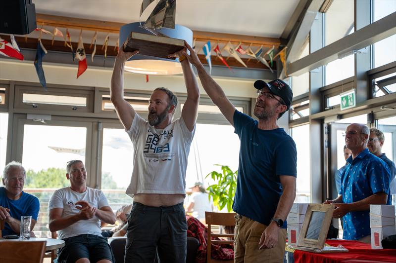 Edd Whitehead and Ian Mairs win the RS500 Nationals at the Salcombe Gin RS Summer Regatta photo copyright Phil Jackson / Digital Sailing taken at Hayling Island Sailing Club and featuring the RS500 class